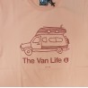 PICTURE TEE VAN LIFE PEACH