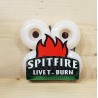 SPITFIRE 4xROUES BIG HEAD 53MM