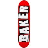 BAKER SKATEBOARD 8.125" DECK BRAND LOGO WHITE 8.125"