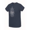 PICTURE T-SHIRT EUGENE DARK BLUE