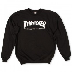 THRASHER SWEAT CREW SKATE MAG BLACK