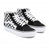 VANS PLATFORM SK8-HI CHECKERBOARD BLACK WHITE