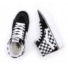 VANS PLATFORM SK8-HI CHECKERBOARD BLACK WHITE