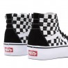 VANS PLATFORM SK8-HI CHECKERBOARD BLACK WHITE