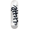 CLICHE 8.125" PLATEAU HANDWRITTEN RHM WHITE  SKATEBOARD