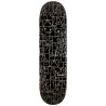 KROOKED PLATEAU 8.5" PP FLOCK PRICEPOINT BLACK SKATEBOARD