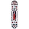 5BORO SKATE CINCOBARRIOS WHITE 8.25" skateboard plateau