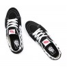 VANS SK8-LOW CANVAS SUEDE CHECKERBOARD BLACK WHITE