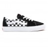 VANS SK8-LOW CANVAS SUEDE CHECKERBOARD BLACK WHITE