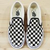 VANS SLIP-ON CHECKERBOARD BLACK WHITE