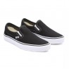 VANS SLIP-ON  BLACK WHITE