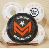 MINI LOGO 4 X ROUES 53 MM C-CUT 101A WHITE