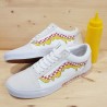 VANS OLD SKOOL VAN DOREN SPECIAL TRUE WHITE KETCHUP MAYO