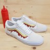 VANS OLD SKOOL VAN DOREN SPECIAL TRUE WHITE KETCHUP MAYO