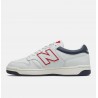 NEW BALANCE BB480 LWG WHITE NAVY RED