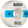 BONES 4 X WHEELS 100s 53 MM V4 WIDE WHITE SKATEBOARD