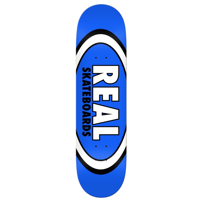 REAL DECK 8.5" TEAM CLASSIC OVAL BLUE