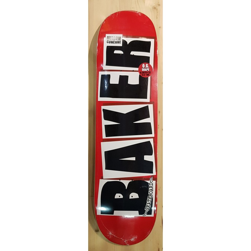 BAKER DECK 8.25" BRAND LOGO WHITE