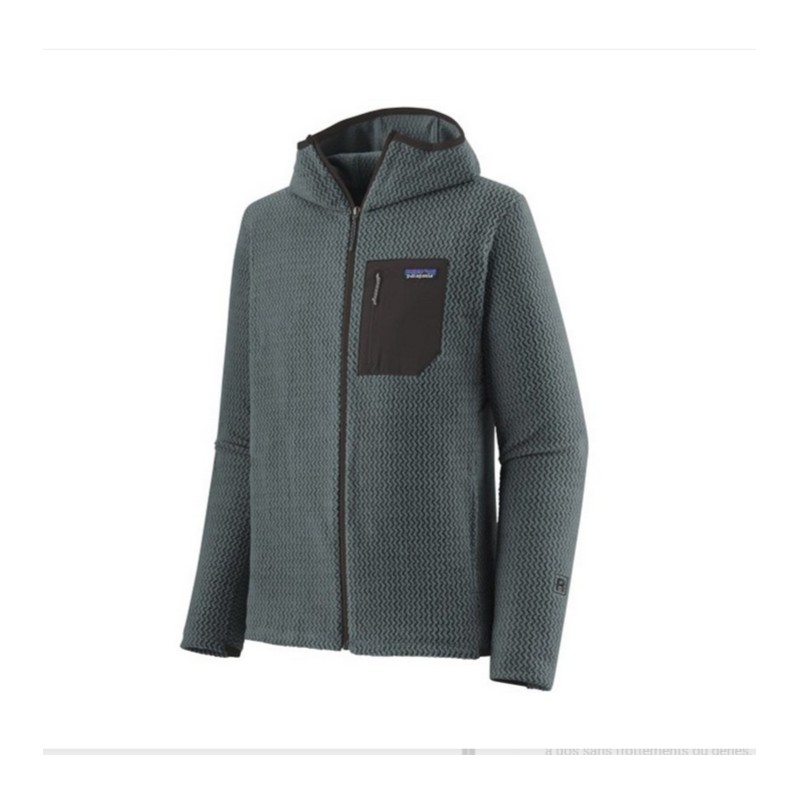 PATAGONIA POLAIRE R1 AIR FULL ZIP NOUVEAU GREEN